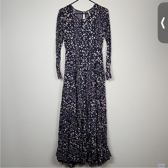 Free People Boho Long Sleeve Maxi Dress - Picture 5 of 8
